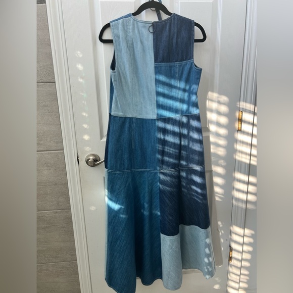 New with tags Akris Punto denim multi dress size 8 - Picture 7 of 9